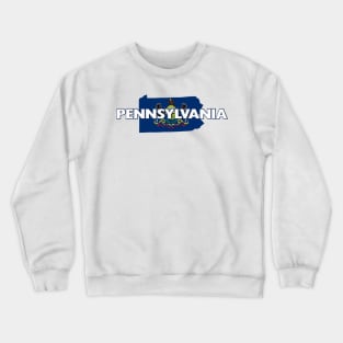 Pennsylvania Colored State Crewneck Sweatshirt